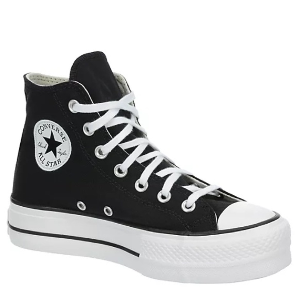 black converse platforms